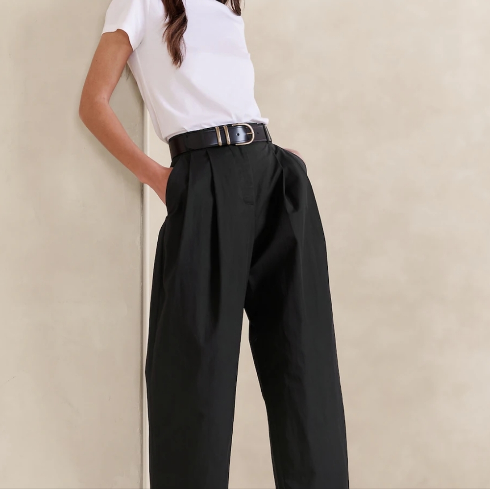 GAP Wide Leg Slacks Black